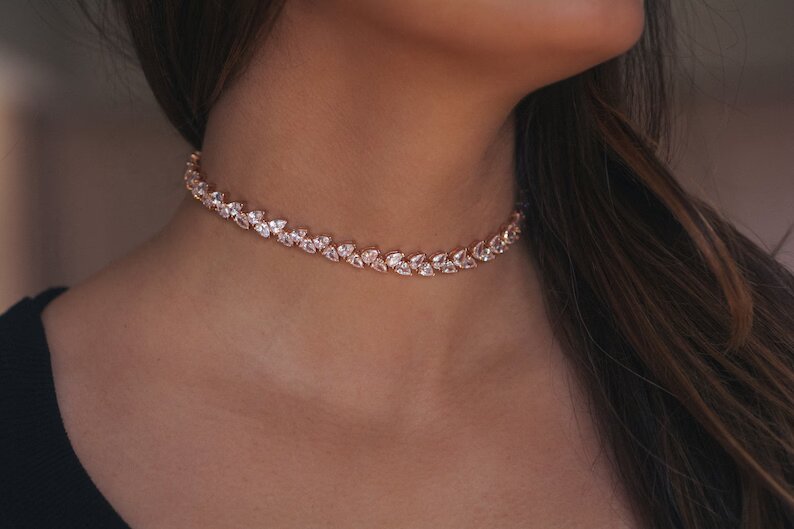 bridal Choker, choker necklace