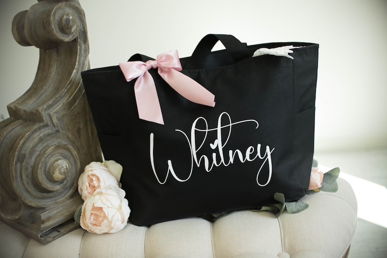 bridal party tote bag, tote bags