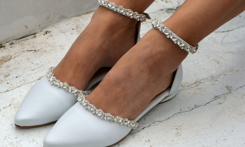 pearl wedding flats