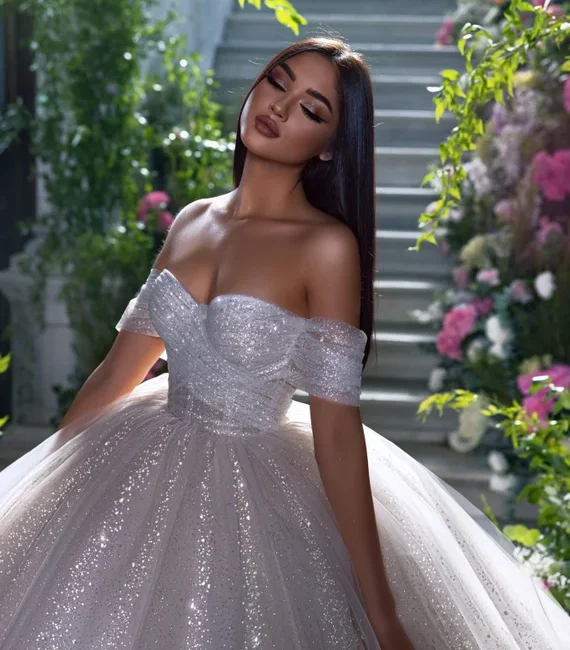 princess ball gown dress, bridal dresses