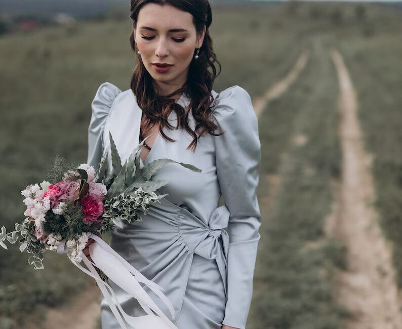 grey bridesmaid dresses