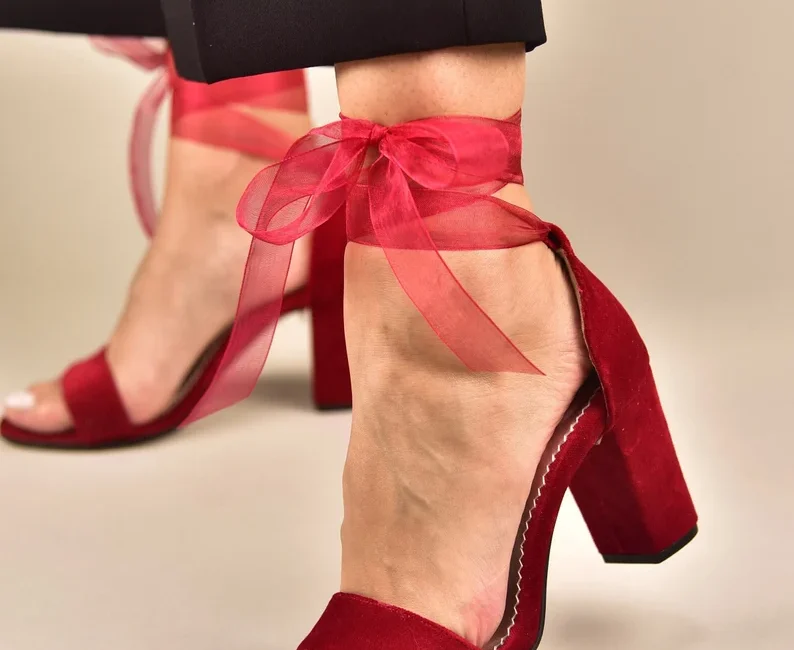 Red Wedding Shoes