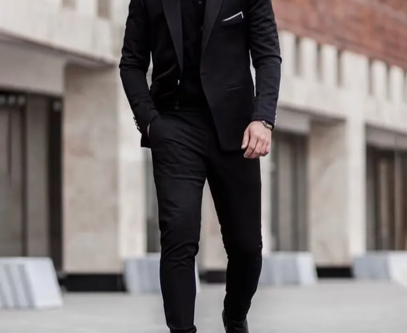 black suits