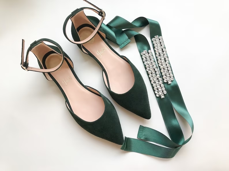 Green Wedding Shoes