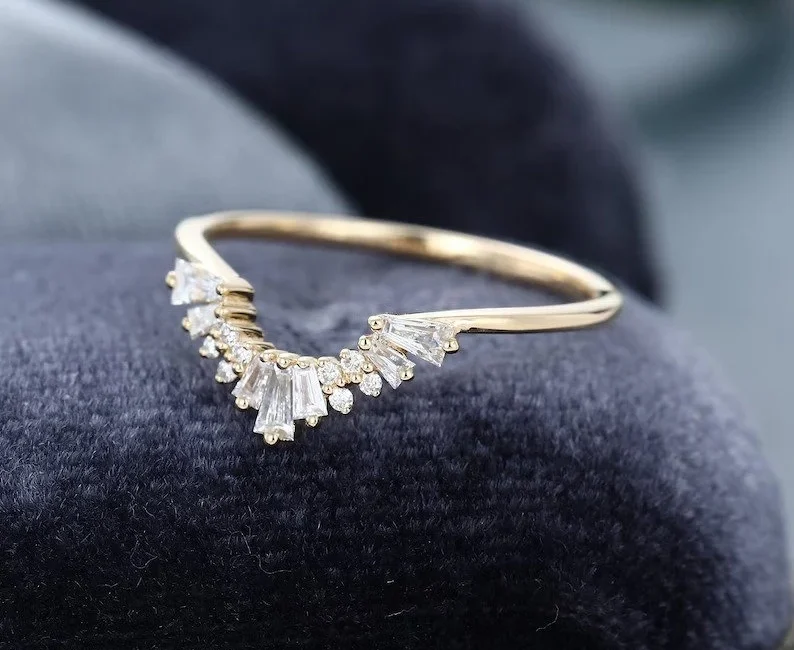 Baguette Wedding Band