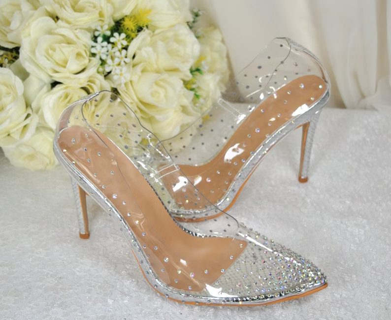 sparkly wedding shoes