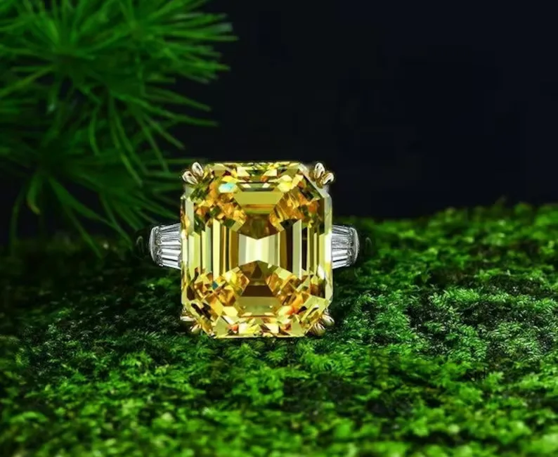 The Radiant Elegance of Yellow Sapphire Engagement Ring