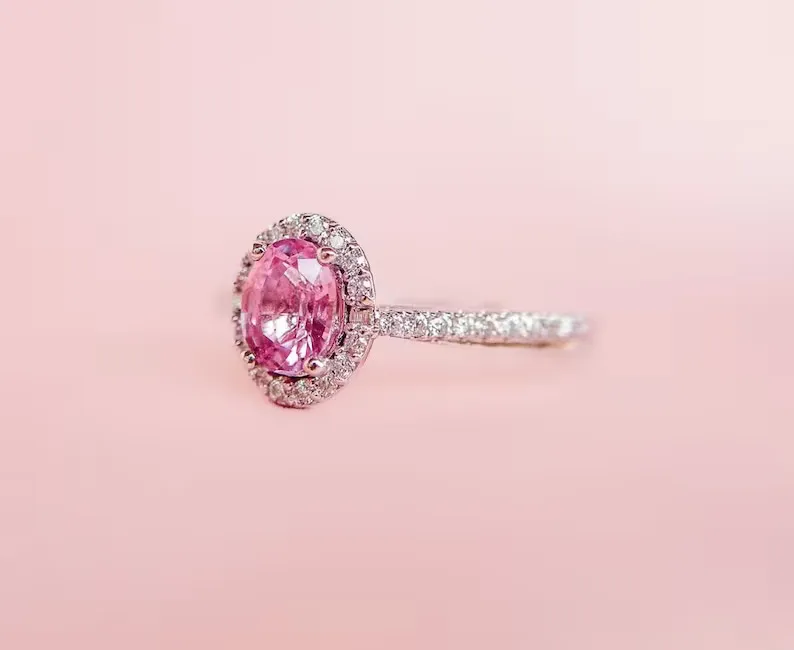 pink sapphire rings