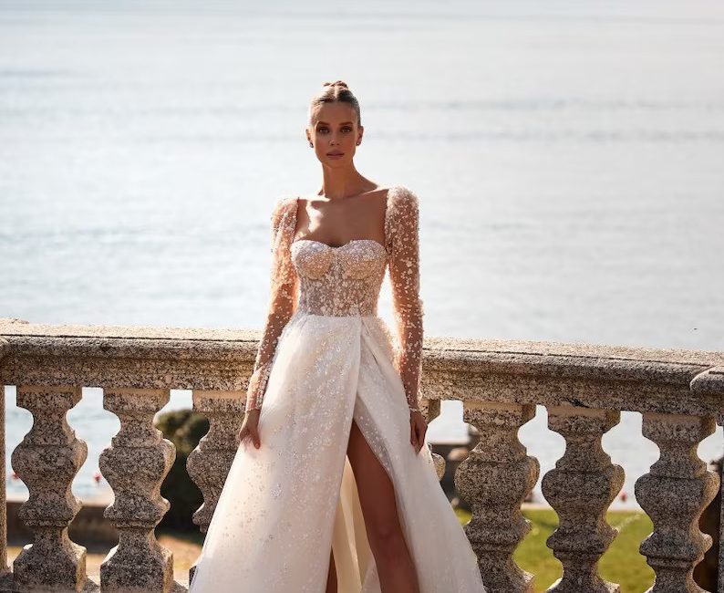 The Elegance Of Pearl Wedding Dresses