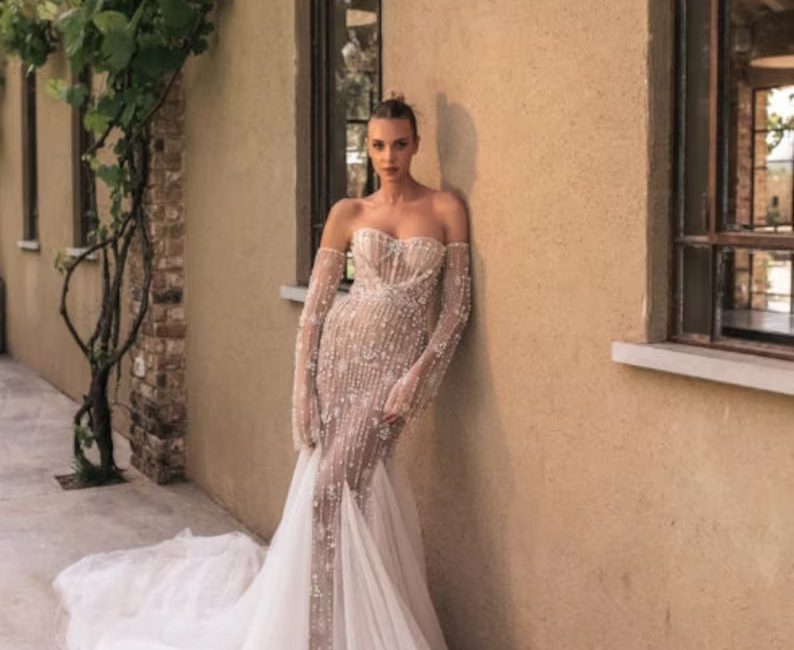 The Elegance Of Pearl Wedding Dresses