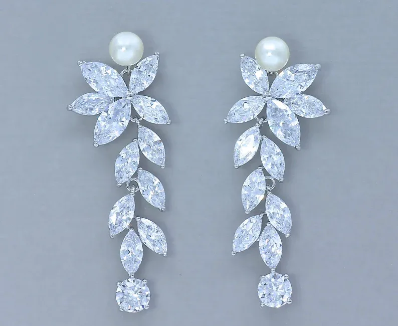 bridal chadelier earrings