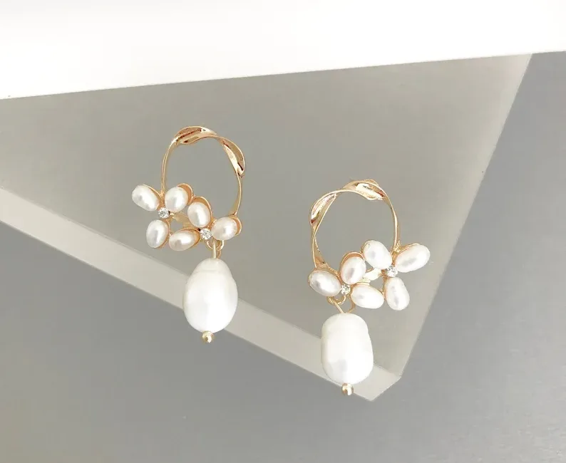 Pearl Bridal Earrings