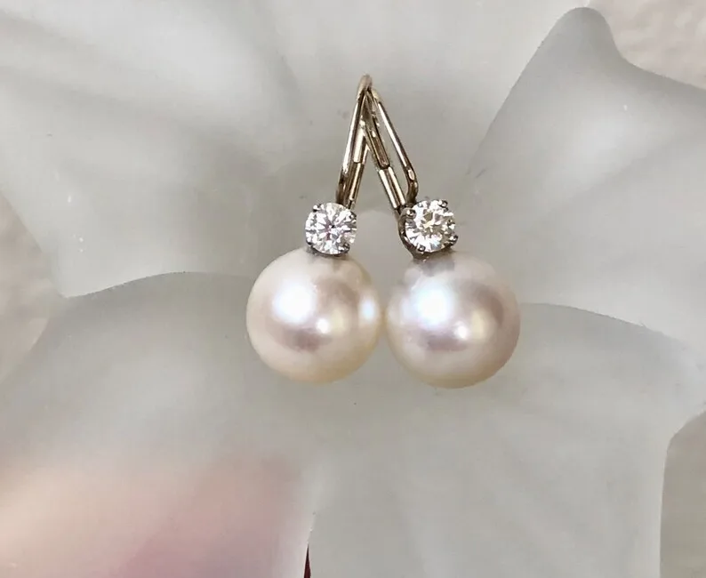 Pearl Drop Bridal Earrings