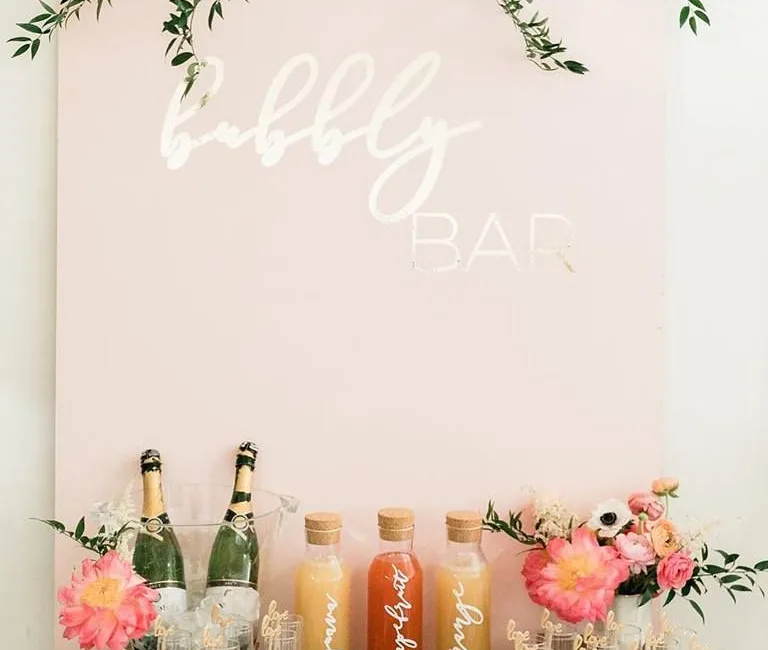 Bridal Shower Mimosa Bar 