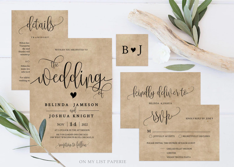 wedding invitation