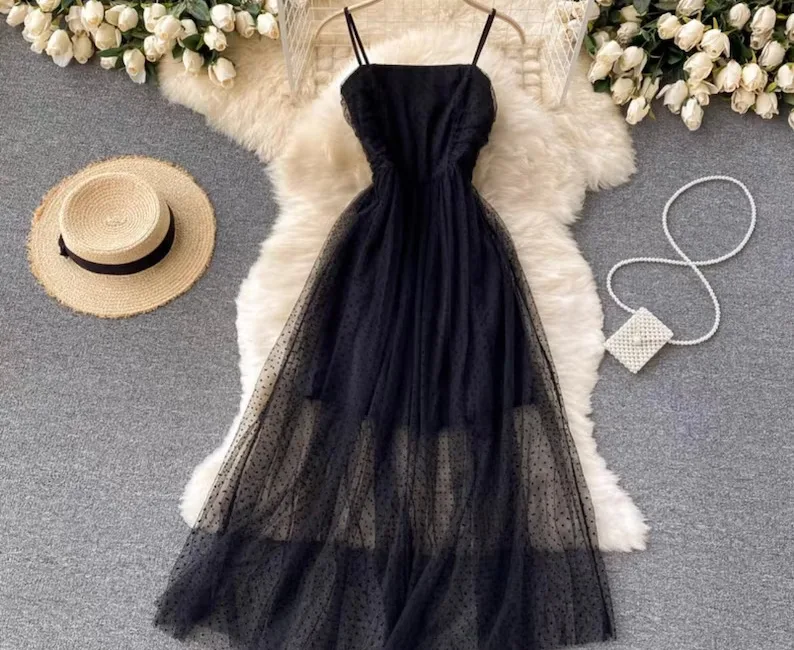 Black Wedding Guest Dress