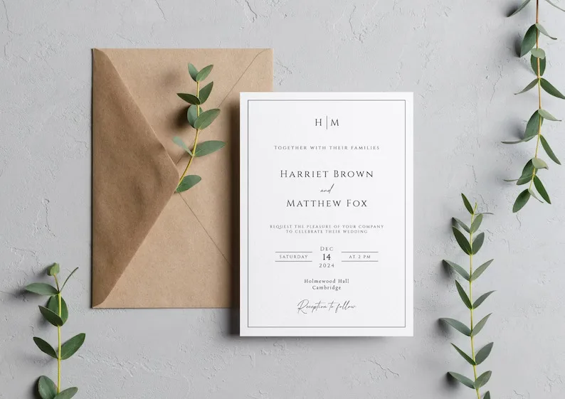 DIY Wedding Invitations