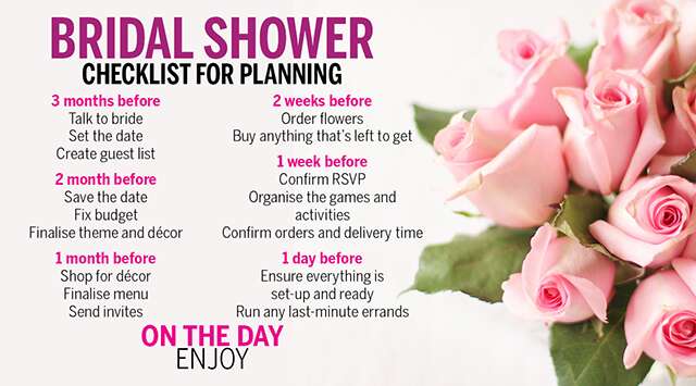 How To Plan A Bridal Shower