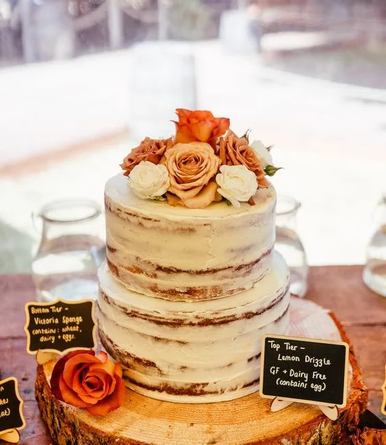 fall wedding cake ideas