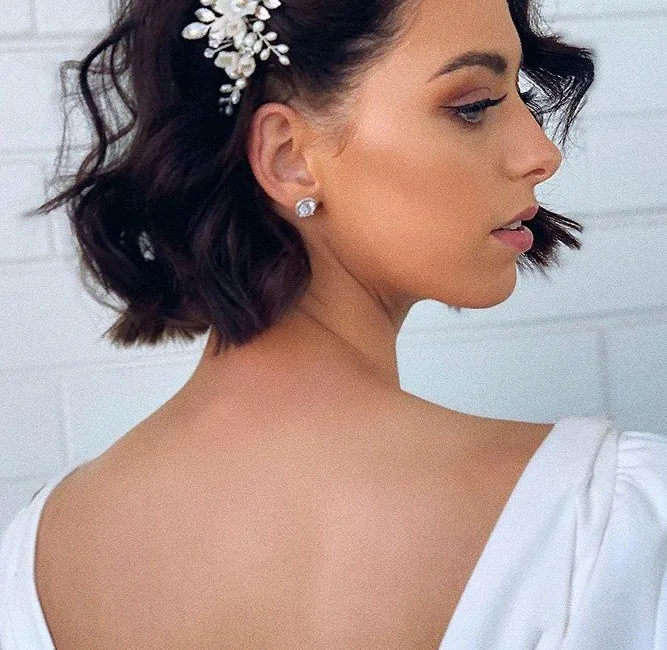 Chic And Gorgeous Bob Wedding Hairstyles For The Modern Bride
