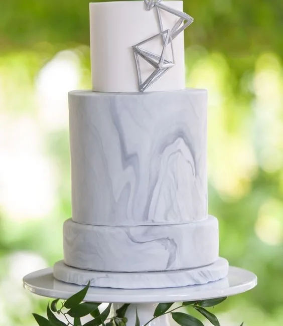 Marble Wedding Cake