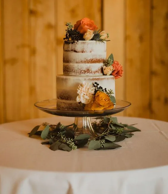 fall wedding cake ideas