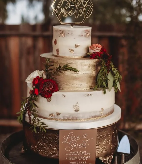 fall wedding cake ideas