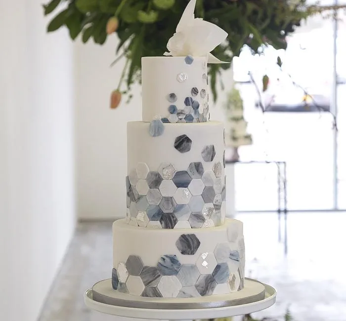 Marble Wedding Cake