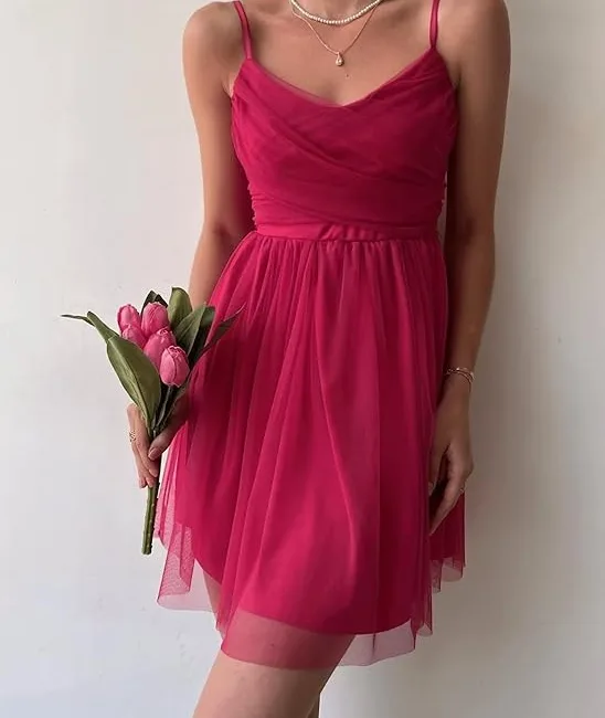 short bridesmaid dress