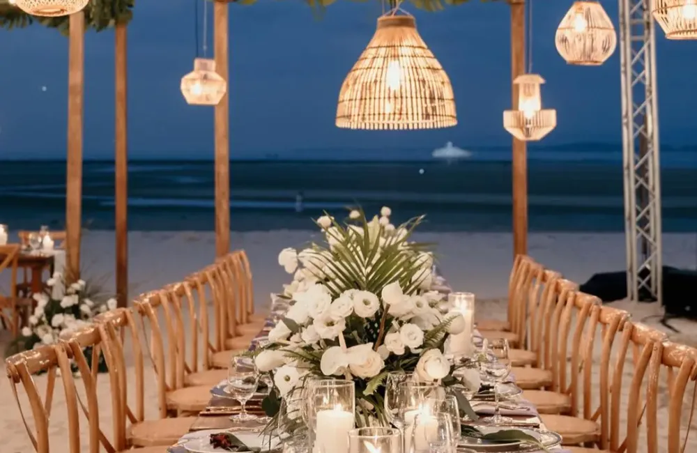 beach wedding decorations