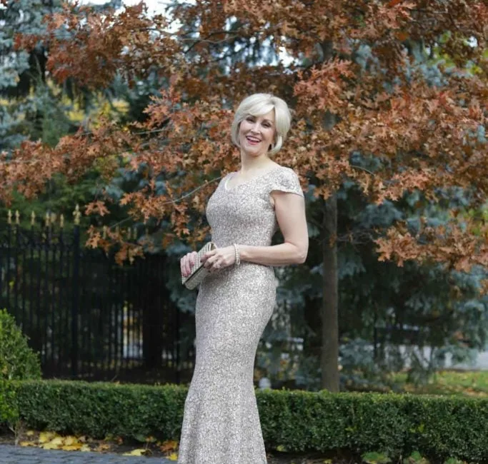 Champagne Mother Of The Bride Dress