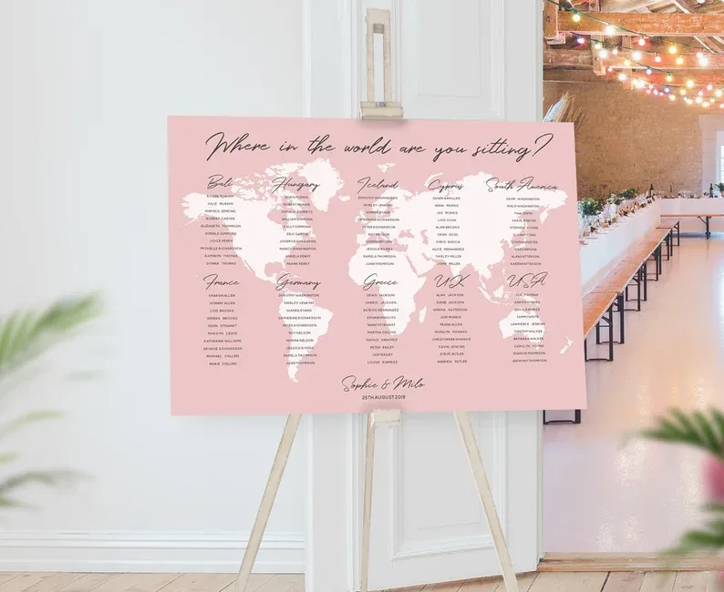 10 Creative Wedding Seating Chart Ideas to Wow Your Guests.