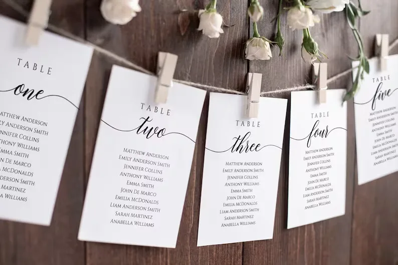 10 Creative Wedding Seating Chart Ideas to Wow Your Guests.