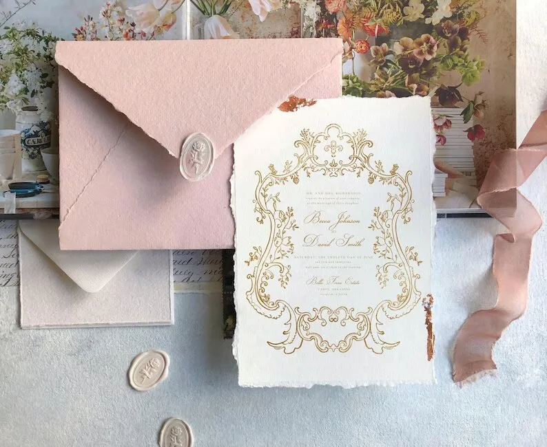 vintage wedding invitaions