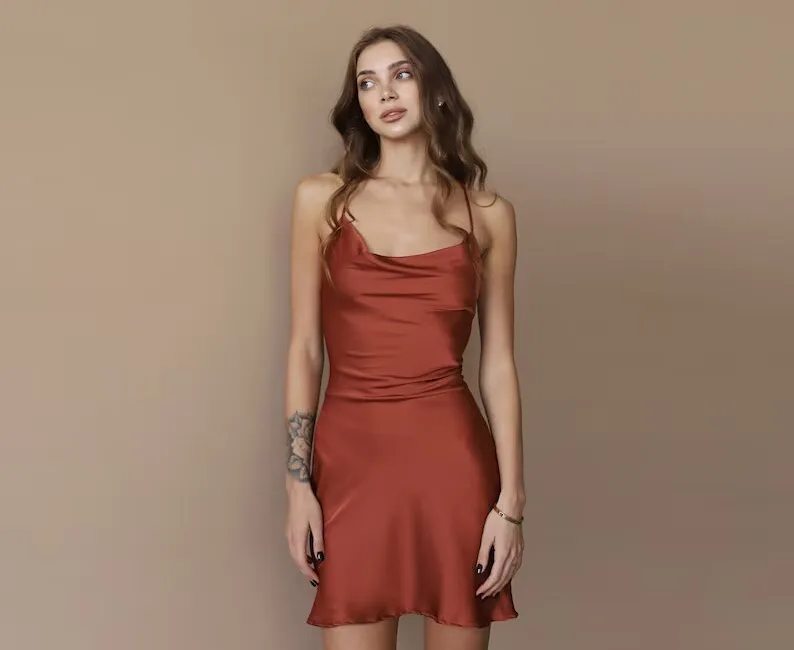 short bridesmaid dress