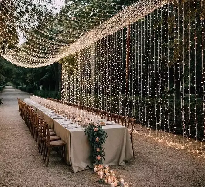String Lights , Outdoor Wedding Decor Ideas